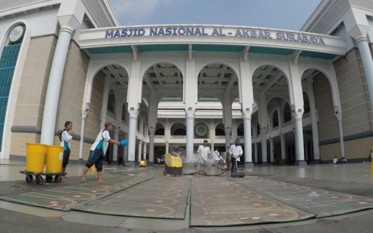Masjid Al Akbar Surabaya. (Foto: dok. jatimnow.com)