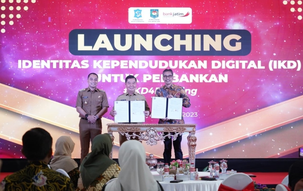 bankjatim melaunching IKD for Banking. (Foto: bankjatim/jatimnow.com)