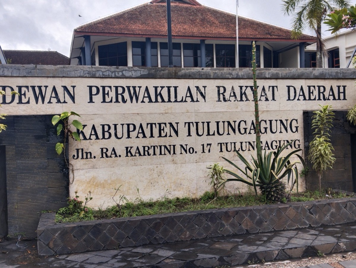 Kantor DPRD Tulungagung. (Foto: Bramanta Pamungkas/jatimnow.com)
