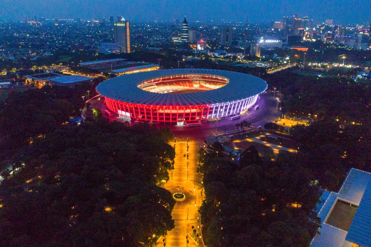 Stadion Utama Gelora Bung Karno merupakan mahakarya yang dibangun dengan menggunakan Semen Gresik yang telah terbukti kualitas dan ketangguhannya di bidang konstruksi. (Foto: Humas SIG)