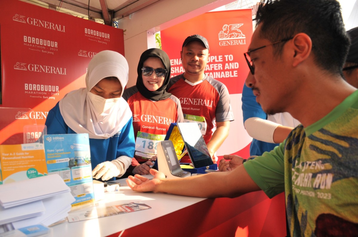 Puluhan Pelari Maraton Dapat Proteksi Kesehatan dari Generali Indonesia
