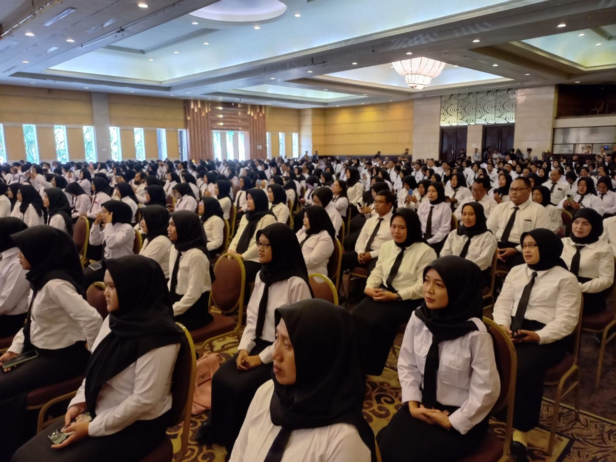 Guru honorer yang diangkat menjadi P3K di Tulungagung. (Foto: Bramanta Pamungkas/jatimnow.com)