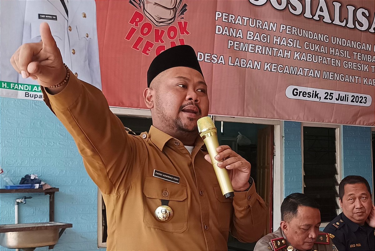 Fandi Akhmad Yani, Bupati Gresik (Foto: Sahlul Fahmi/jatimnow.com)