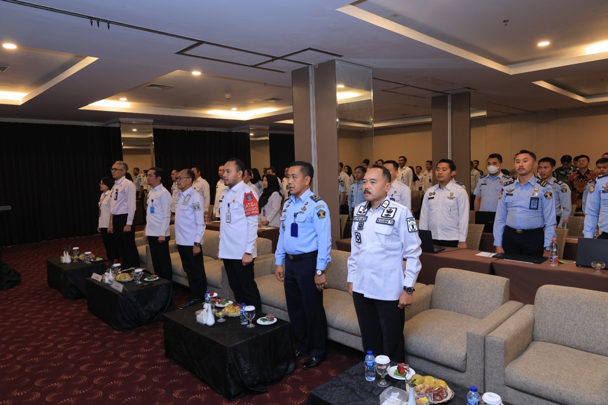 Pelaksanaan rekonsiliasi data keuangan dan BMN Kemenkumham Jatim. (Foto: Humas Kemenkumham Jatim)