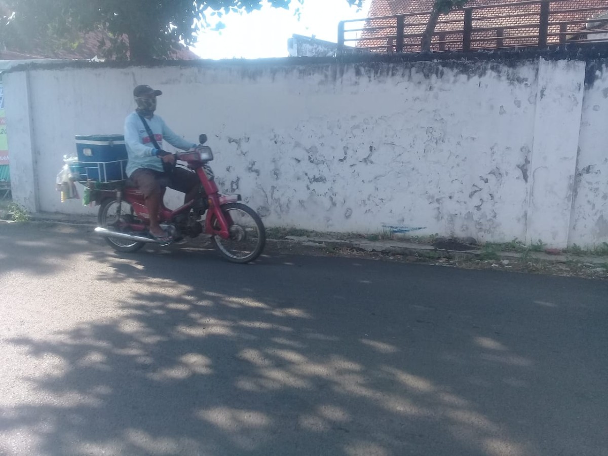 Mural di tembok warga Probolinggo hilang. (Foto: Mahfud Hidayatullah/jatimnow.com)