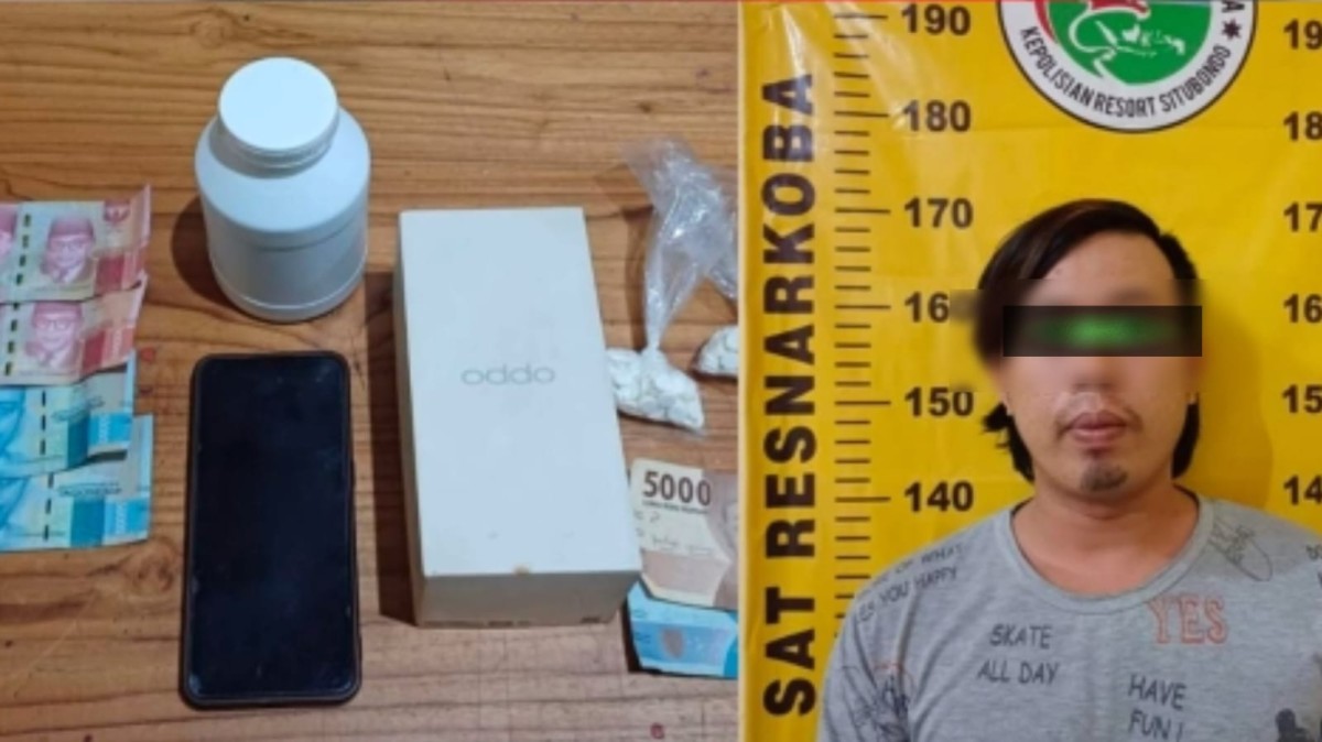 Terduga pengedar okerbaya ditangkap Polres Situbondo. (Foto: Humas Polres Situbondod for jatimnow.com)