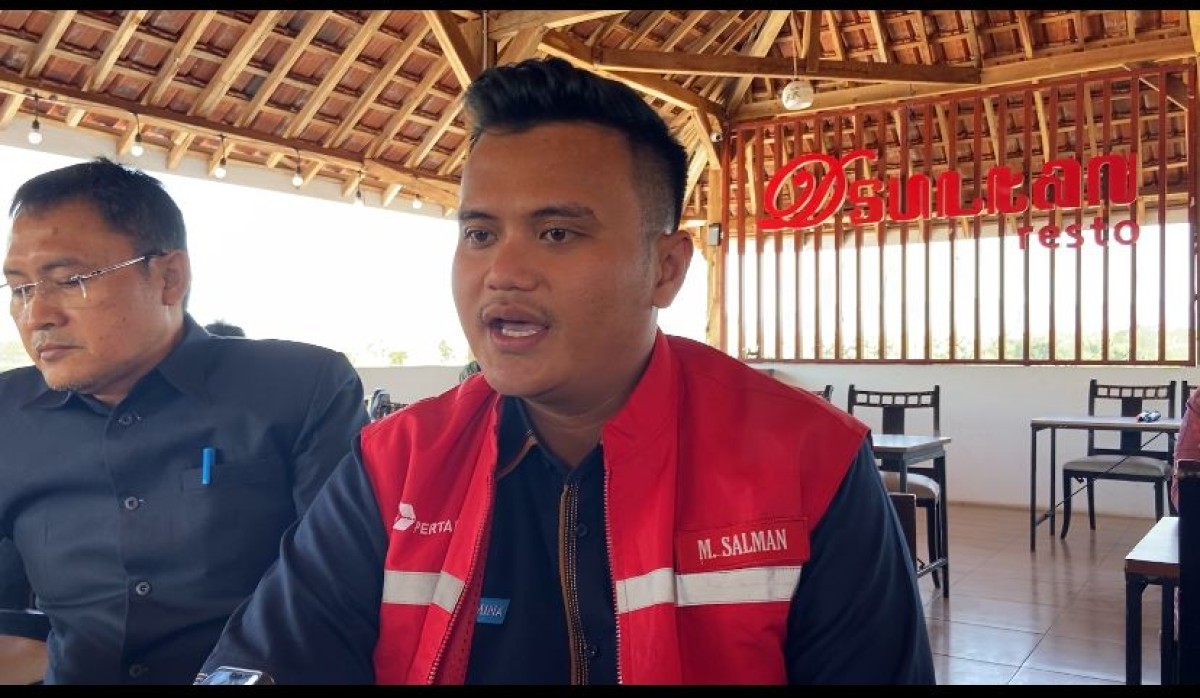 Sales Branch Manager Rayon VI Kediri PT Pertamina, Muhammad Salman Al Farisy (Ahmad Fauzy/jatimnow.com)