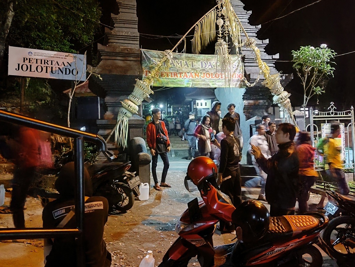 Lokasi Pertirtaan Jolotundo yang terletak di Desa Seloliman, Kecamatan Trawas, Kabupaten Mojokerto. (Foto:  Harbhimanyu Wicaksono/jatimnow.com)