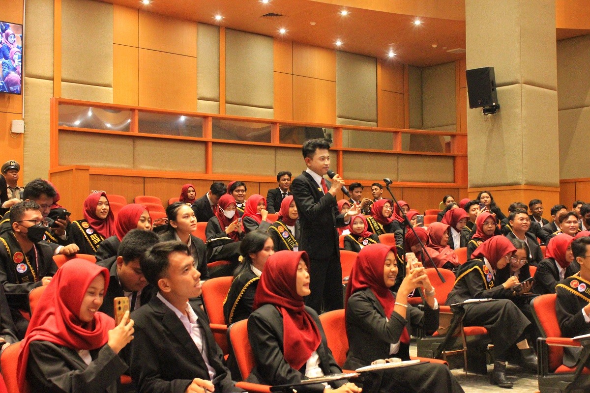 Mukhammad Fahmi Smith saat mengikuti kegiatan Inspiring Leader Camp Indonesia di Jakarta (Foto : Fahmi Smith for jatimnow.com)