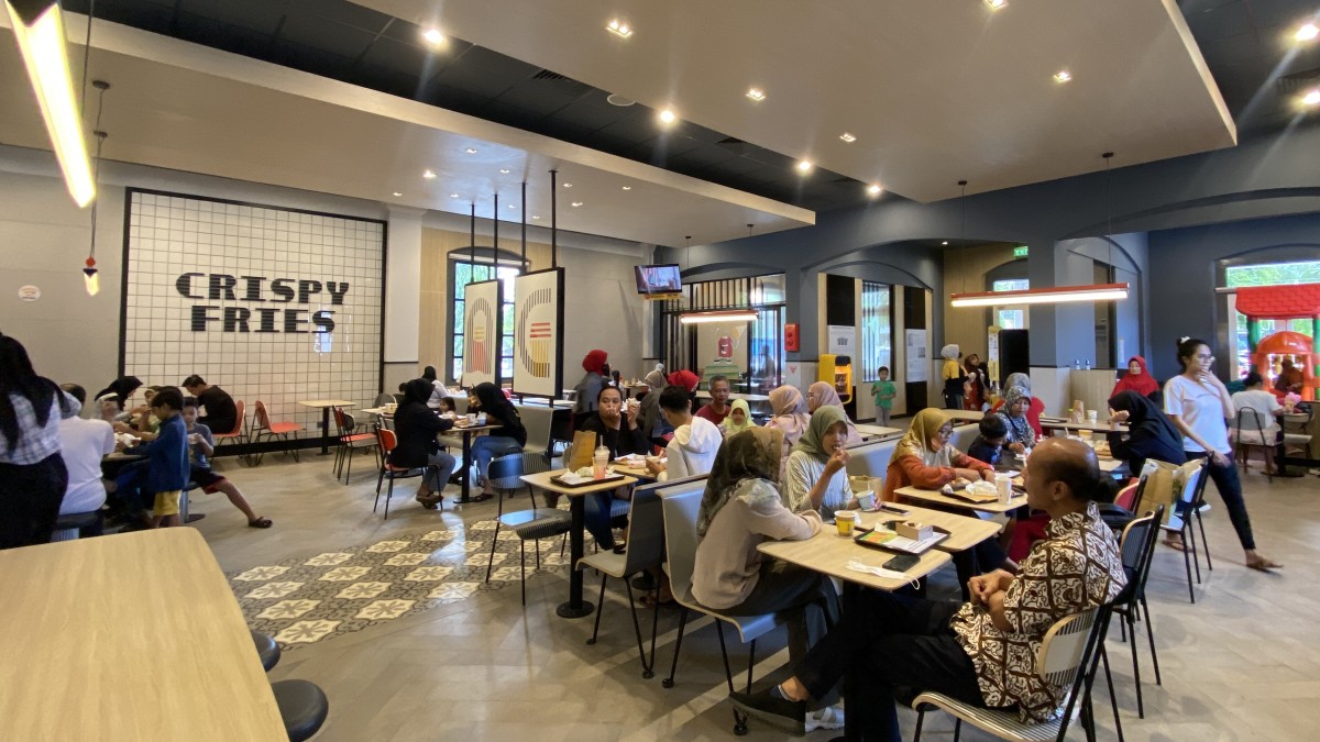 McDonald’s Kediri. (Foto: Yanuar Dedy/jatimnow.com)