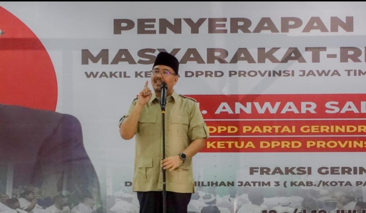 Wakil Ketua DPRD Jawa Timur Anwar Sadad (GAS for jatimnow.com)