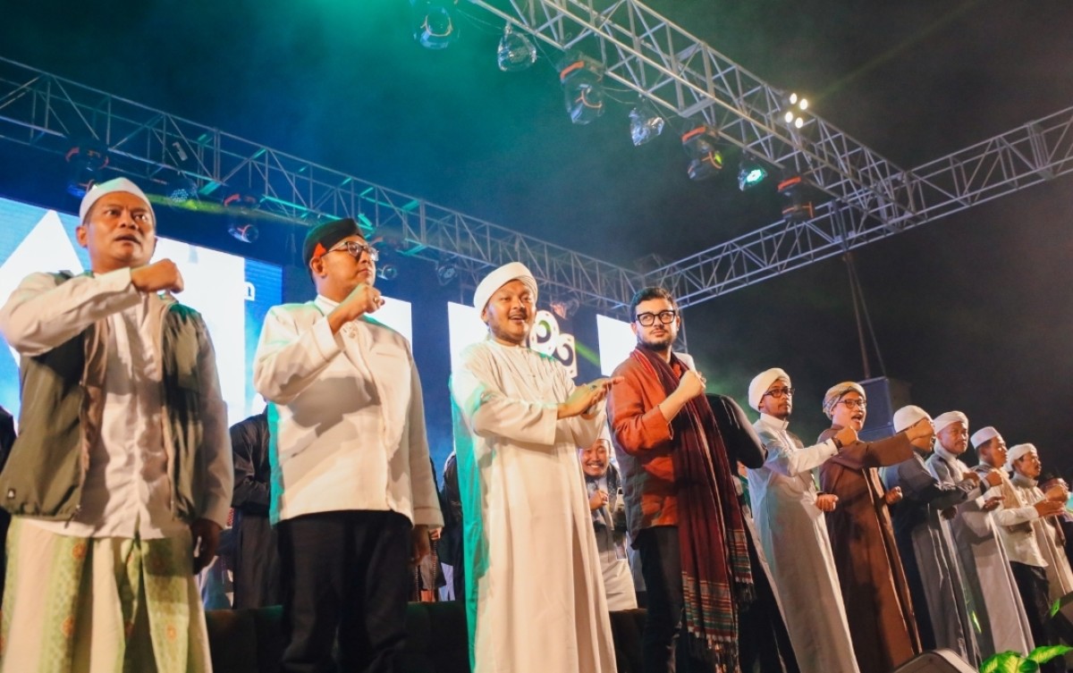 Ahmad Fauzi mulai mendapat restu maju Pilgub Jatim 2024 dari Ulama Madura (Foto: Muhlis for jatimnow.com)
