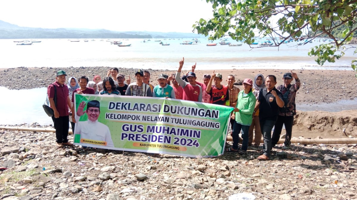Deklarasi sejumlah kelompok di Tulungagung dukung Gus Imin. (Foto: Bramanta Pamungkas/jatimnow.com)