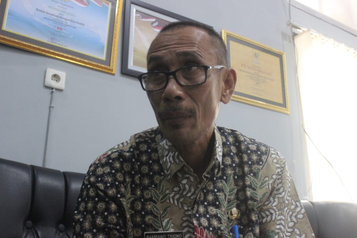 Kepala Bakesbangpol Tulungagung Bambang Triono. (Foto: Bramanta Pamungkas/jatimnow.com)
