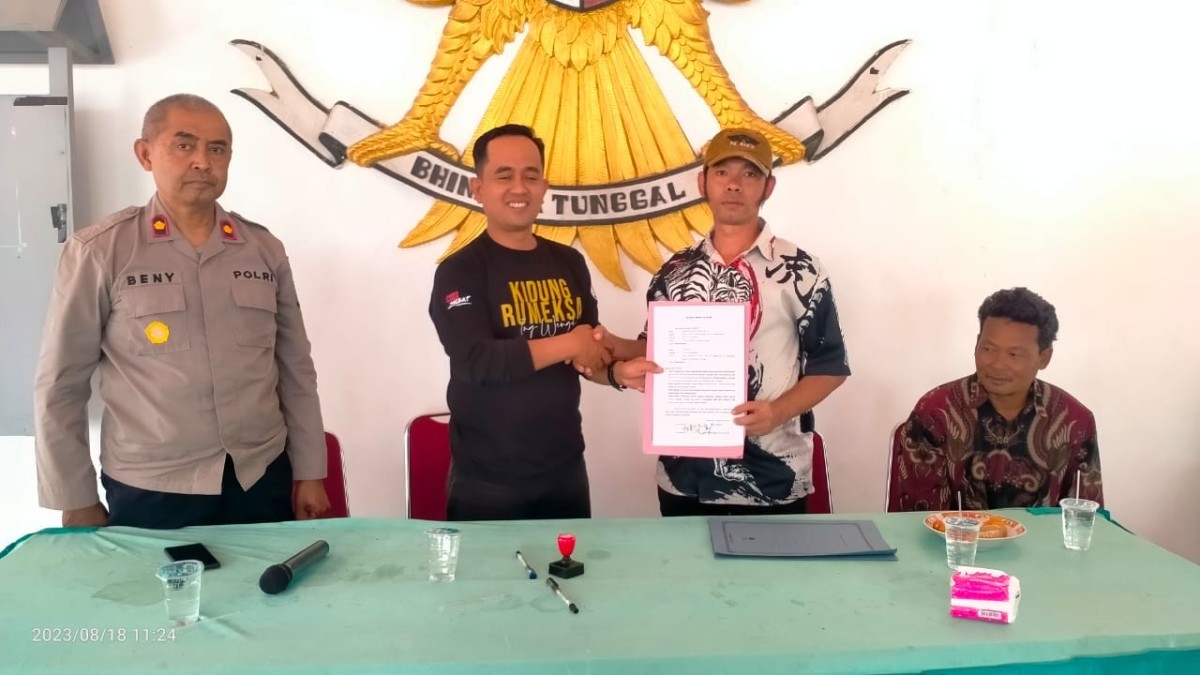 Suyanto telah berdamai dengan warga dan pihak Grebeg Tutup Suro(Foto: Disbudparpora for jatimnow.com)