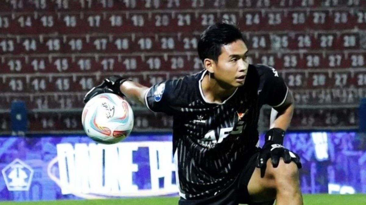 Kiper Persik Kediri Dikri Yusron. (Foto: Persik Kediri/jatimnow.com)