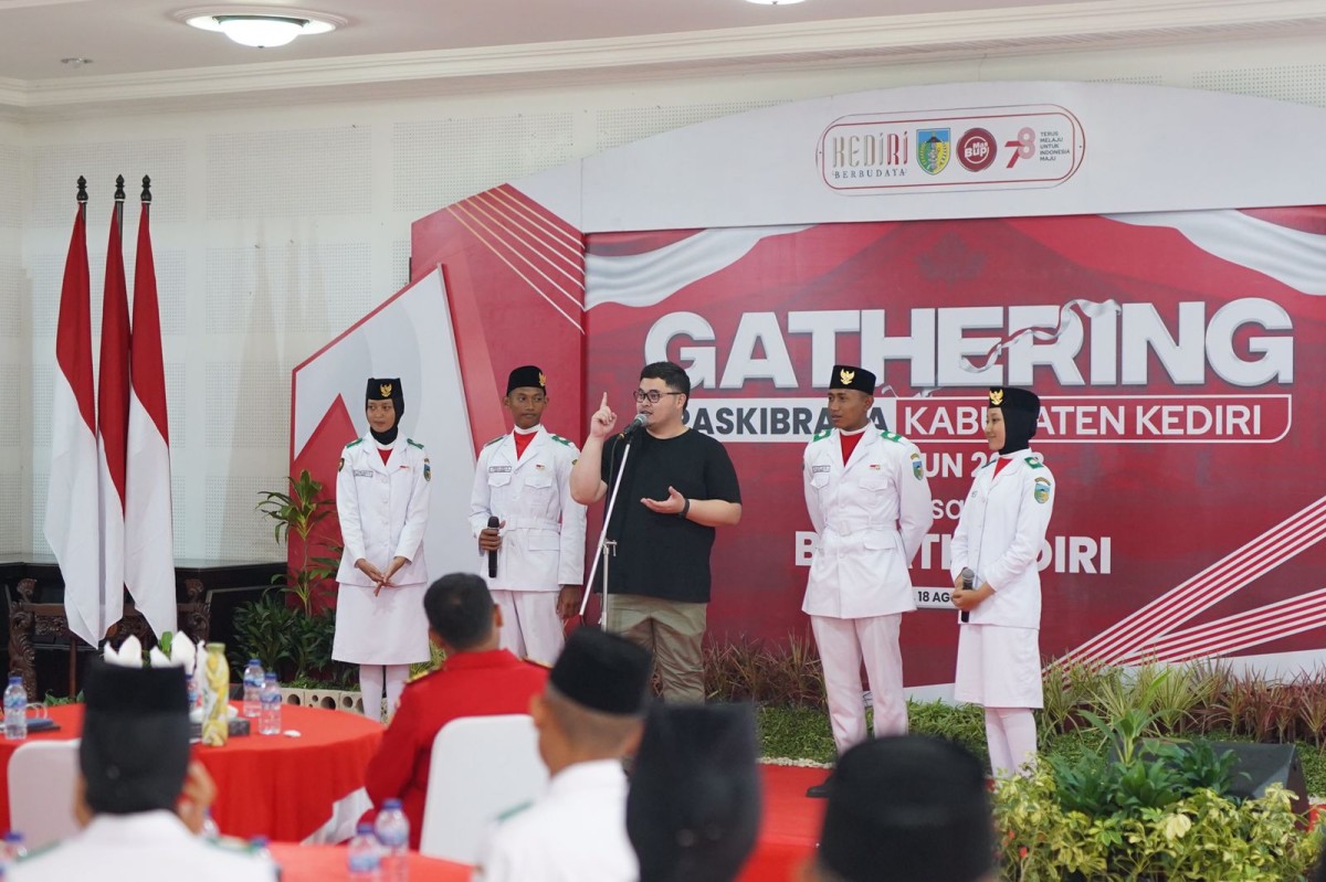 Mas Dhito Beri Bonus Beasiswa untuk Pasukan Paskibraka 2023