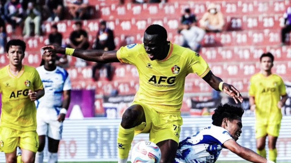 Striker Persik Kediri Flavio Silva saat lawan PSIS Semarang. (Foto: Persik Kediri for jatimnow.com)