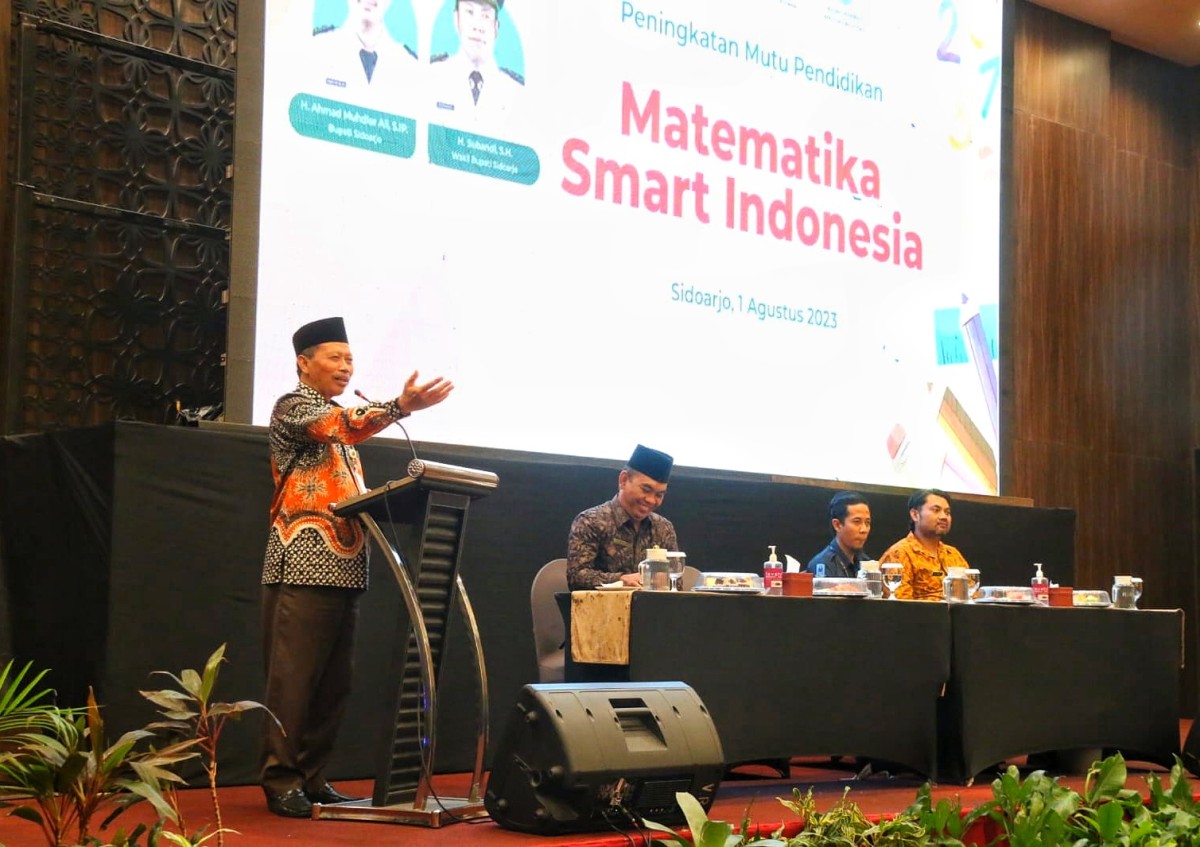 Ratusan Guru Kabupaten Sidoarjo Ikuti Pelatihan Matematika Smart Indonesia