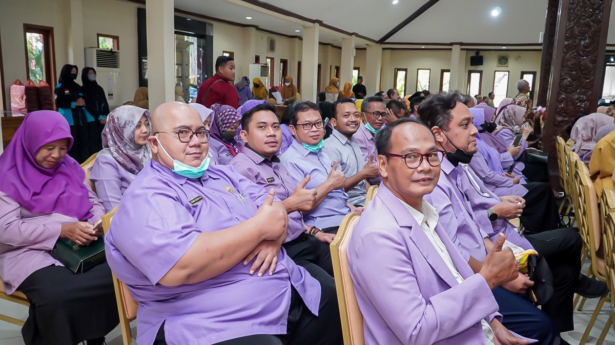 Peserta Seminar Manula yang digelar di Pendopo Lokatantra Lamongan. (Foto : Humas Pemkab Lamongan for jatimnow.com)