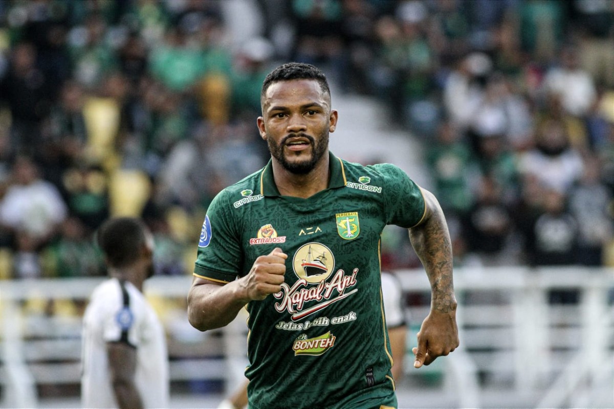 Striker Persebaya Paulo Victor (Foto: Sahlul Fahmi/jatimnow.com)