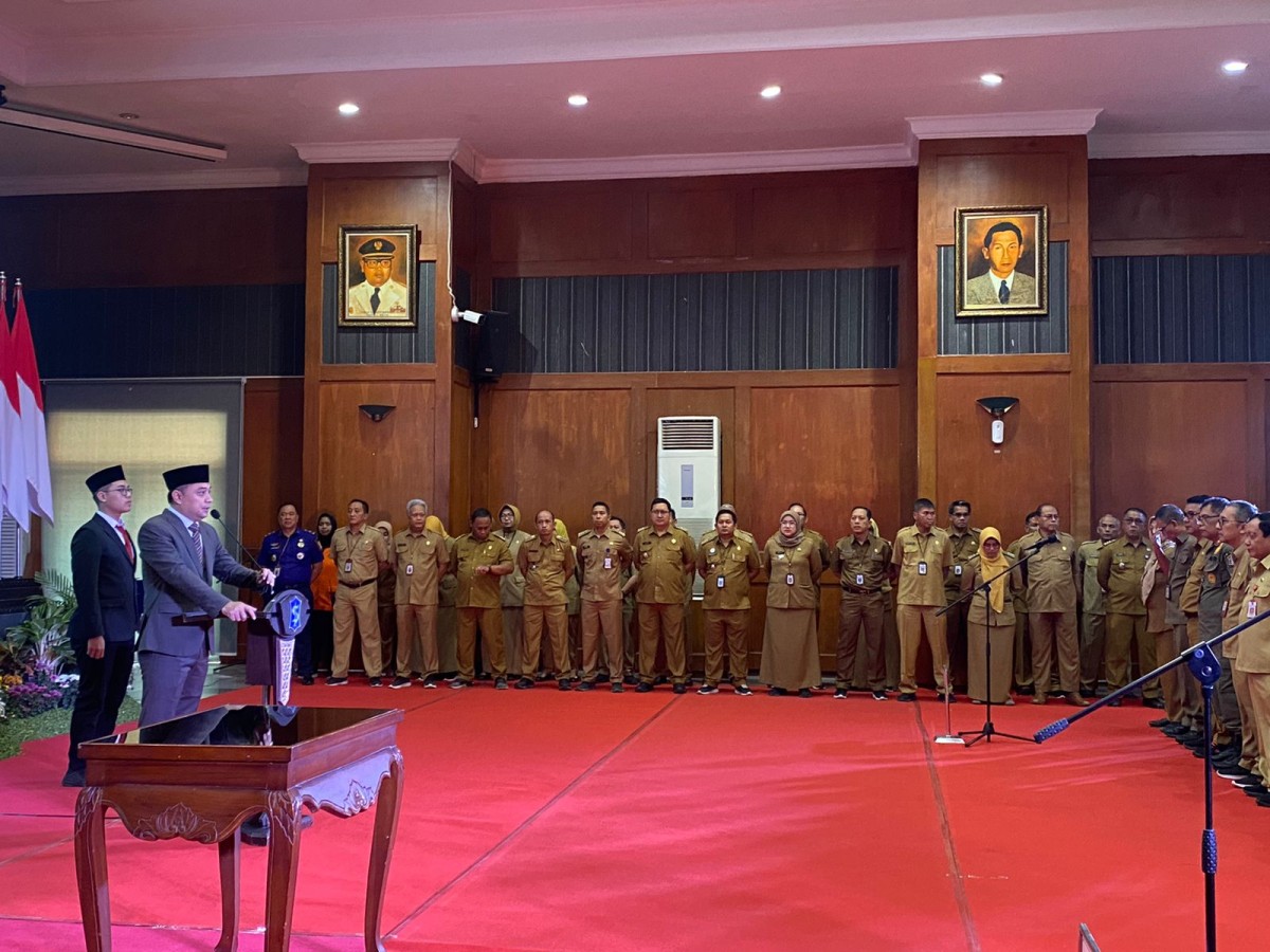 Rotasi jabatan di Pemkot Surabaya (Foto: Ni'am Kurniawan/jatimnow.com)