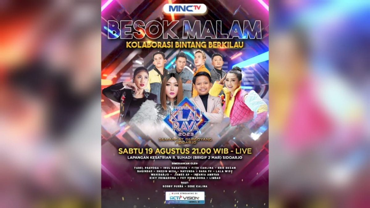 Road to Kilau Raya Sidoarjo Siap Hibur Warga Sejak Sabtu Pagi