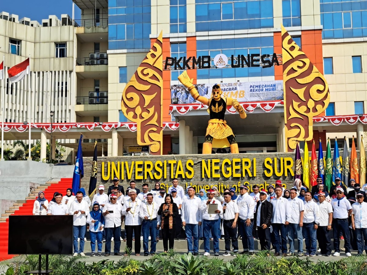 23.204 Maba Unesa Deklarasi Anti-Perundungan, Pecahkan Rekor Muri