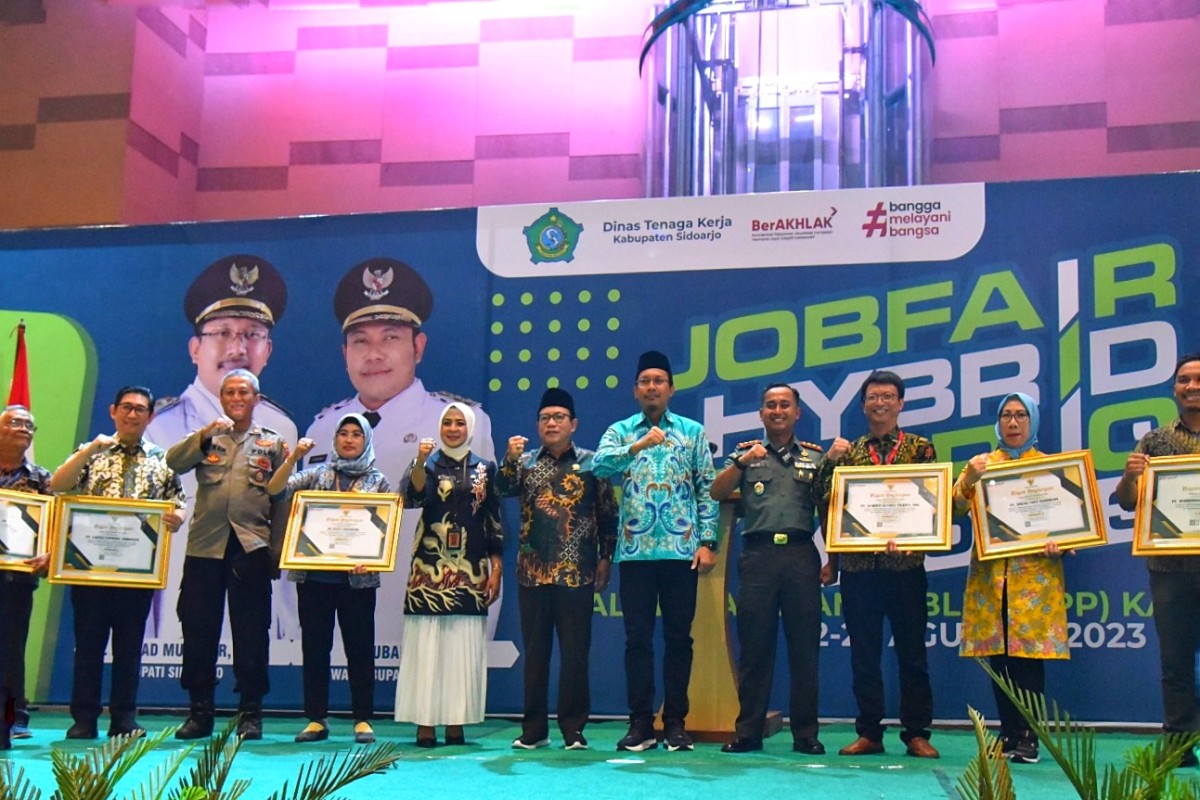 1.000 Lowongan di Bursa Kerja Hybrid 2023, Bupati Sidoarjo Utamakan Warga Lokal