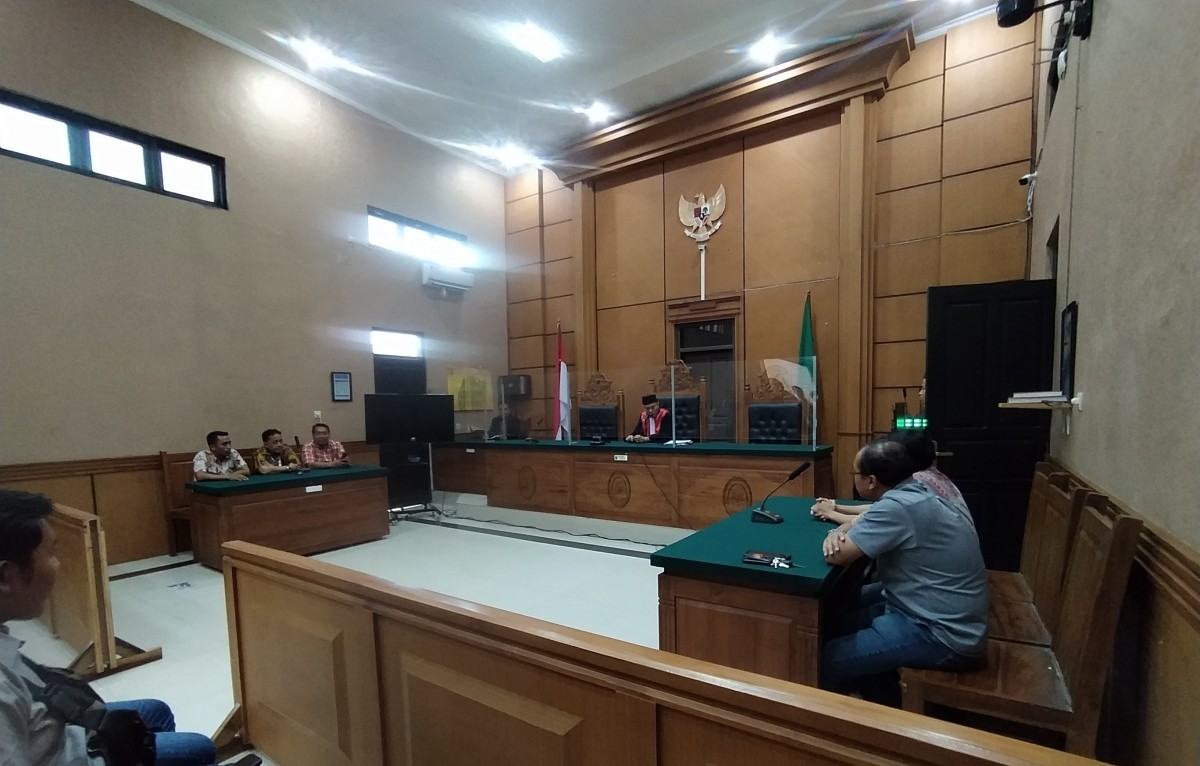 Suasana sidang praperadilan MS. (Foto: Fathor Rahman/jatimnow.com)