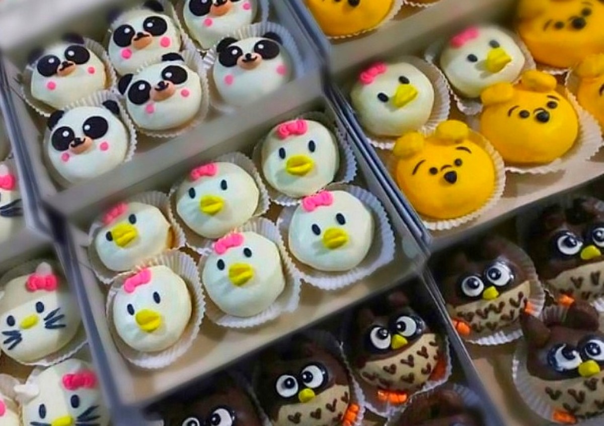 Donut Karakter. (Foto: Ahaddiini HM/jatimnow.com)