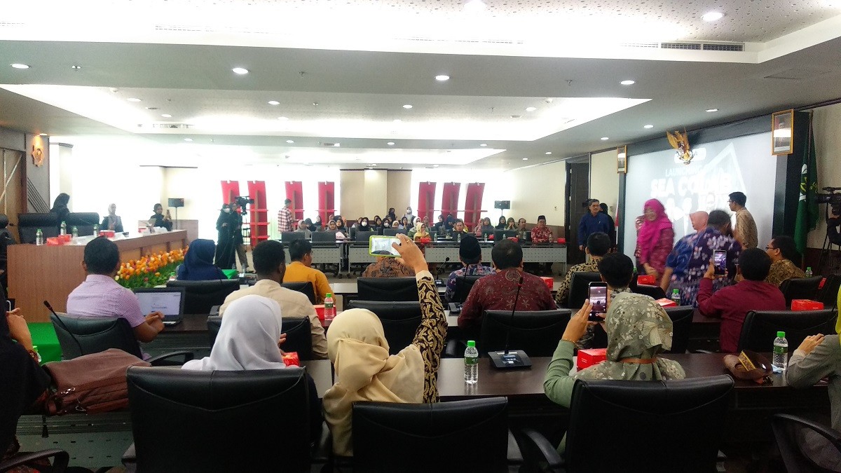 Launching SEA Colab di Meeting Room Tower UINSA Surabaya, Kamis (24/08/2023). (Foto: Haryo Agus/jatimnow.com)