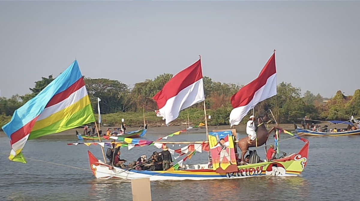Suasana Festival Muara Bengawan Solo di Desa Pangkahwetan Gresik (Foto-foto: Dok panitia for jatimnow.com)