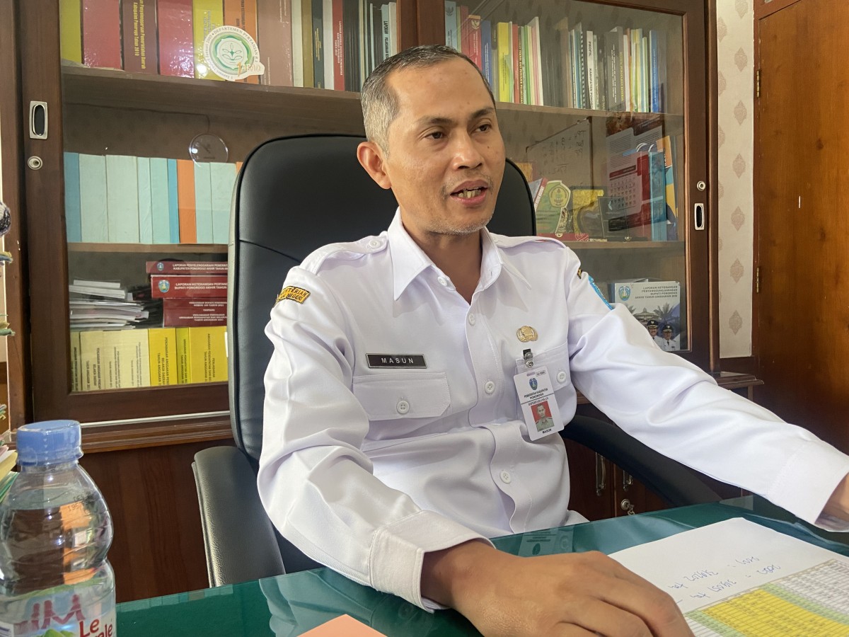 Dinas Pertanian, Ketahanan Pangan dan Perikanan (Dipertahankan), Masun (Ahmad Fauzani/jatimnow.com)