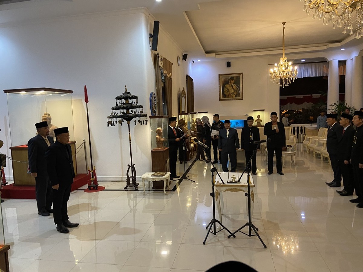 Mutasi di lingkungan Pemkab Ponorogo (Foto: Ahmad Fauzani/jatimnow.com)