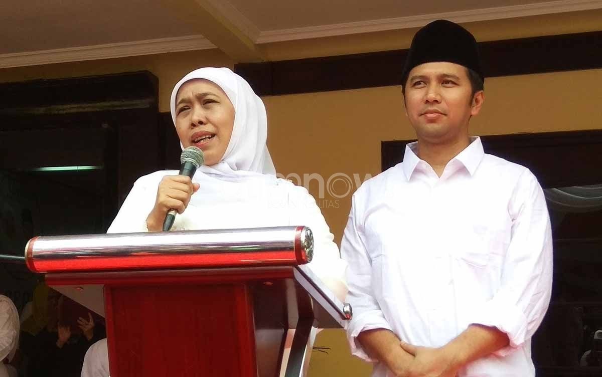 Khofifah-Emil saat awal menjabat. (Foto: dok. jatimnow.com)