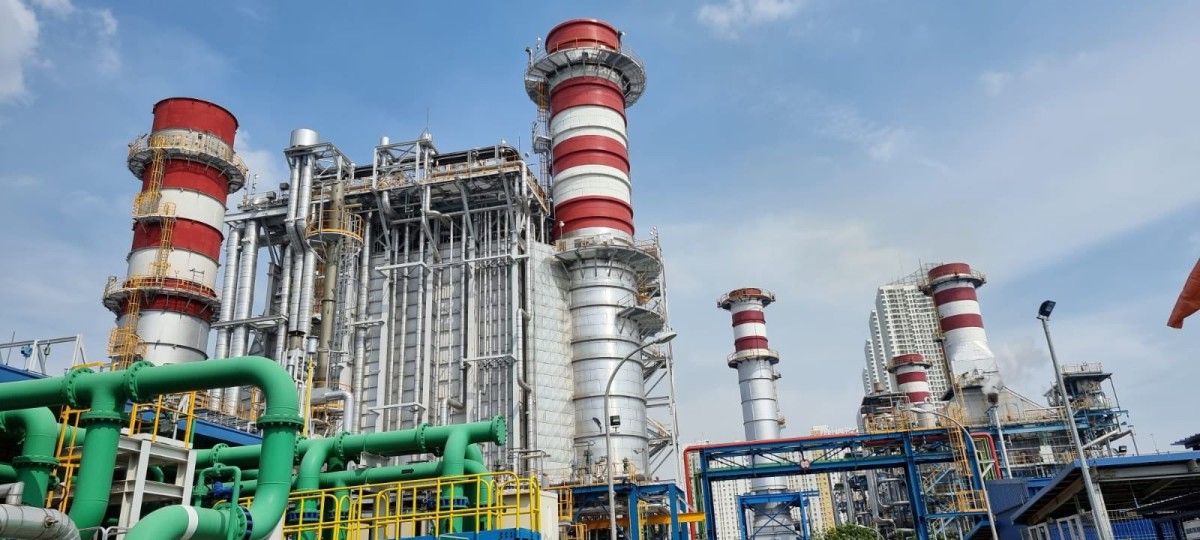 Pembangkit Listrik Tenaga Gas Uap (PLTGU) Muara Karang. (Foto: Humas PLN)