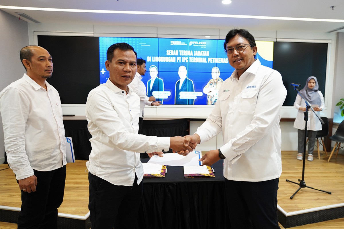 Posisi Manager Area Palembang kemudian diisi oleh Agustian Chandra yang sebelumnya menjabat sebagai Manager Area Teluk Bayur. (Foto: Humas Pelindo for jatimnow.com)