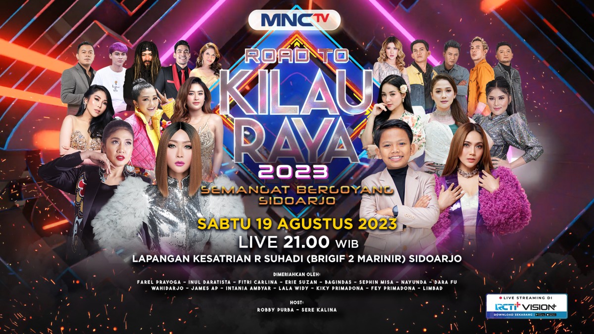 Road to Kilau Raya di Sidoarjo, Sabtu 19 Agustus 2023.