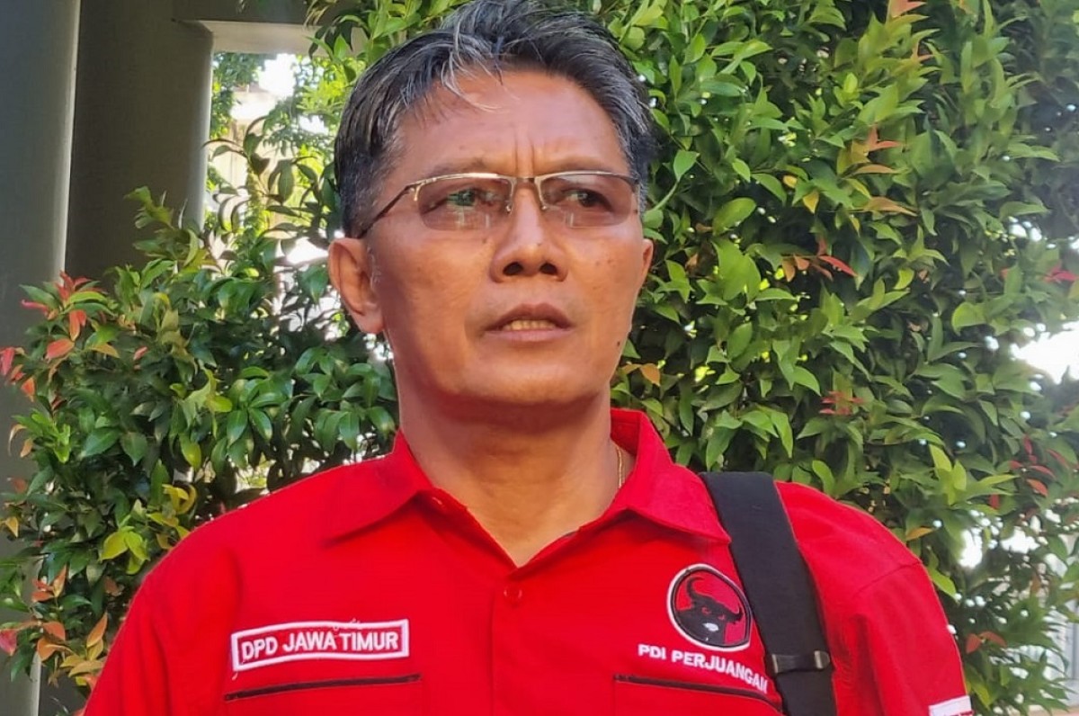 Wakil Ketua Bidang Hukum DPD PDI Perjuangan Jatim, Ida Bagus Nugroho. (Foto: Setyo for jatimnow.com)