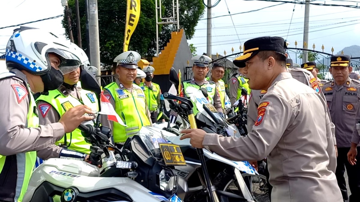 Polres Trenggalek Periksa Kondisi Kendaraan Dinas, Usianya Ada yang 11 Tahun