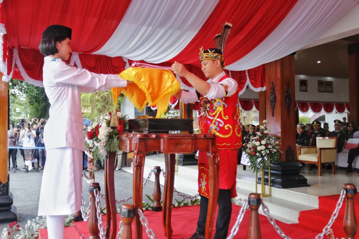 Pimpin Upacara HUT RI, Mas Ipin Sampaikan Pidato Kenegaraan Bung Karno