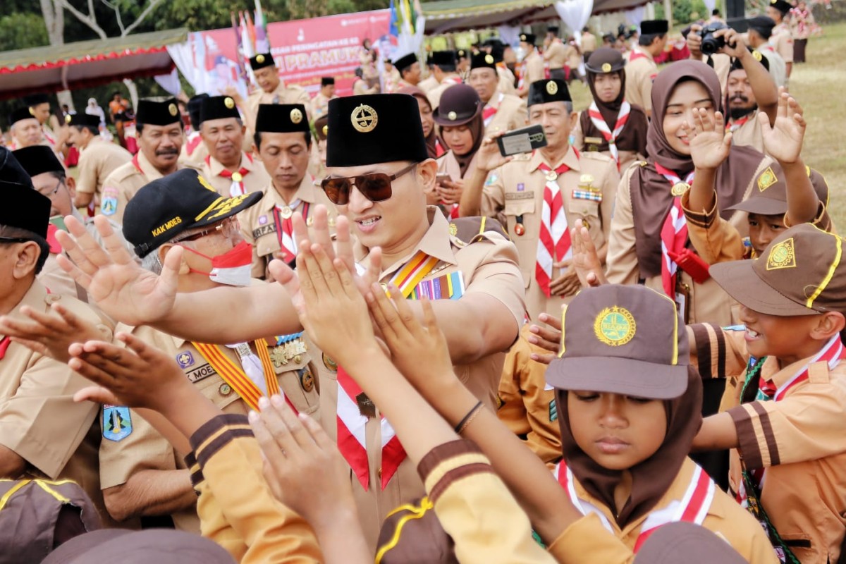 Mas Ipin Berpesan Pramuka untuk Terbiasa Jaga Lingkungan Hidup