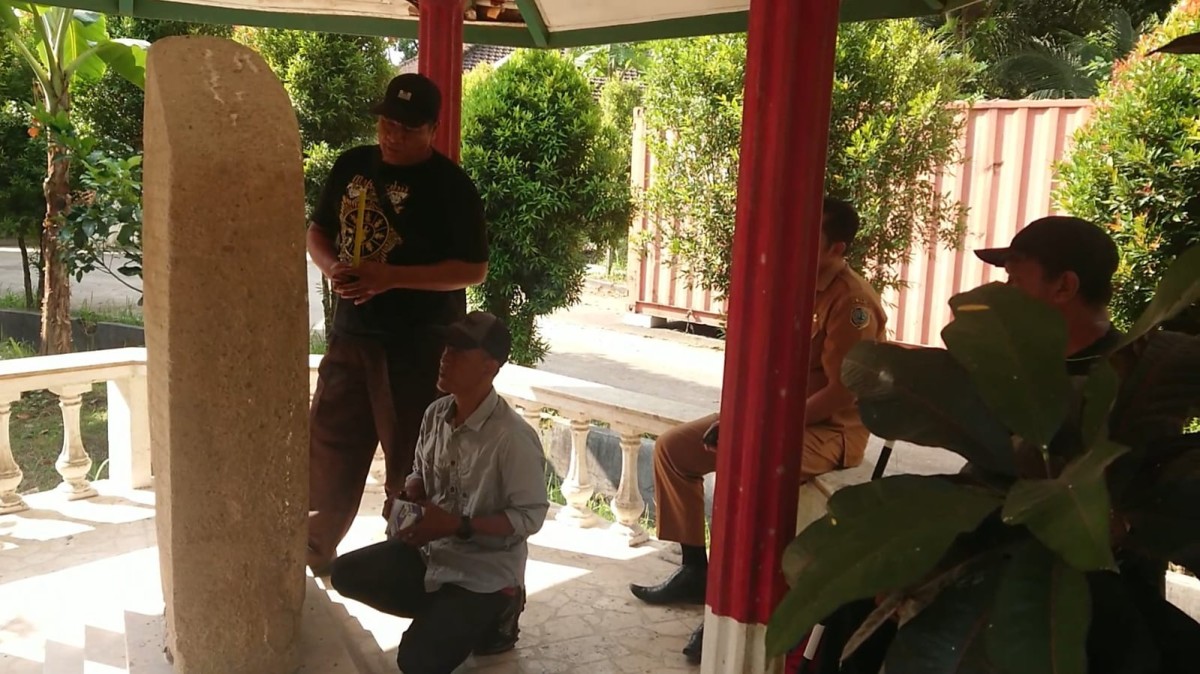 Prasasti Lawadan Dipindah Sementara ke Museum Tulungagung