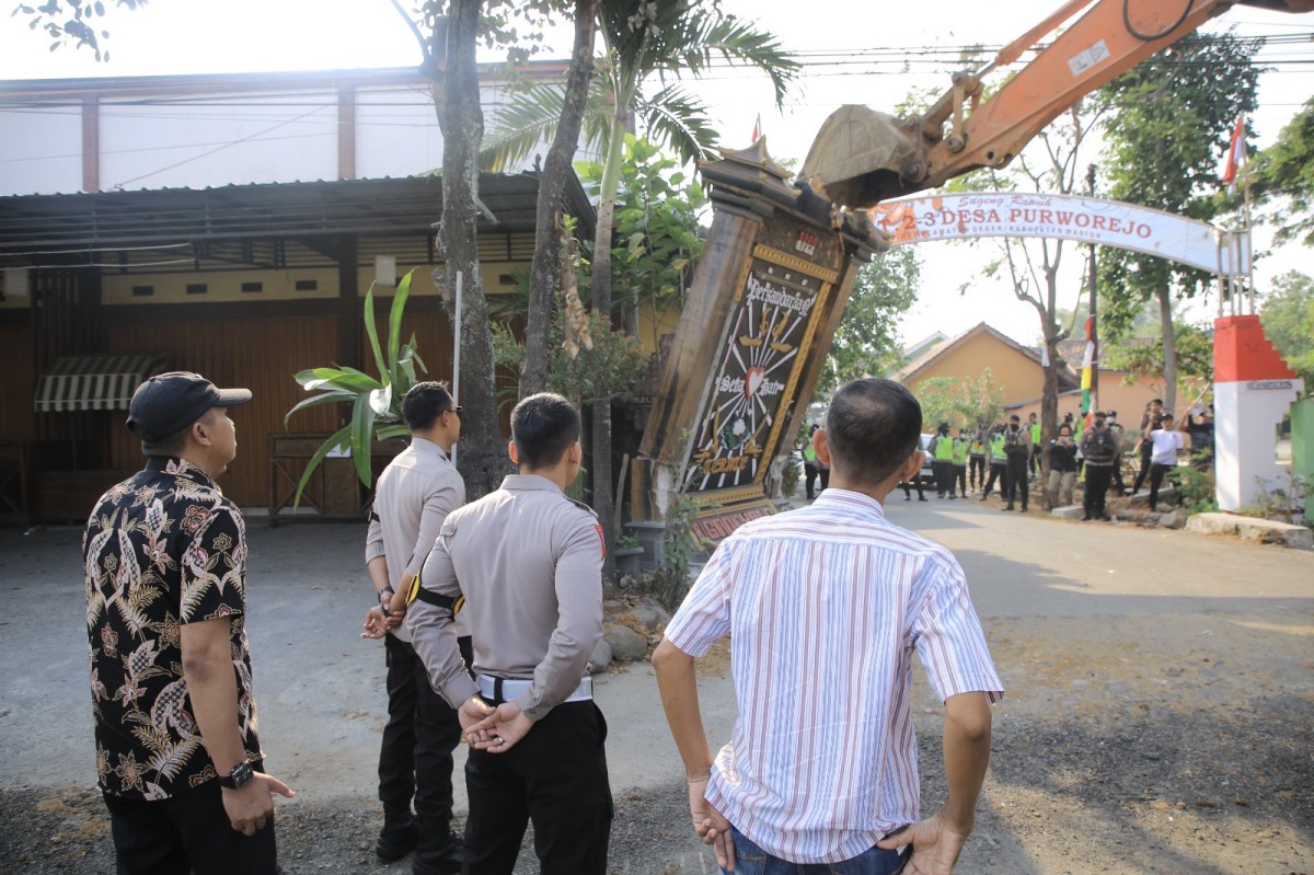 4 Tugu Silat PSHT di Kabupaten Madiun Dibongkar