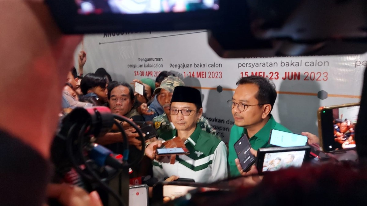 Pernyataan resmi PKB di Kantor DPW PKB Jatim. (Foto: Ni'am Kurniawan/jatimnow.com)