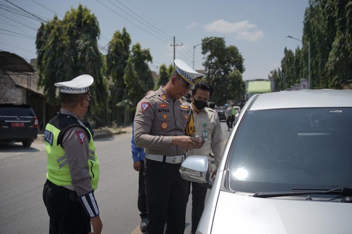 Operasi Zebra Semeru di Kabupaten Ponorogo. (Foto: Ahmad Fauzani/jatimnow.com)