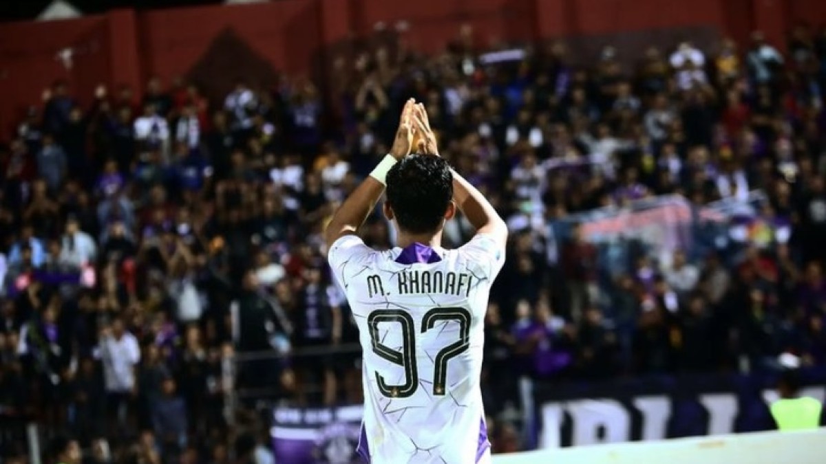 Striker lokal Persik Kediri M Khanafi. (Foto: Instagram @m_khanafi_13)