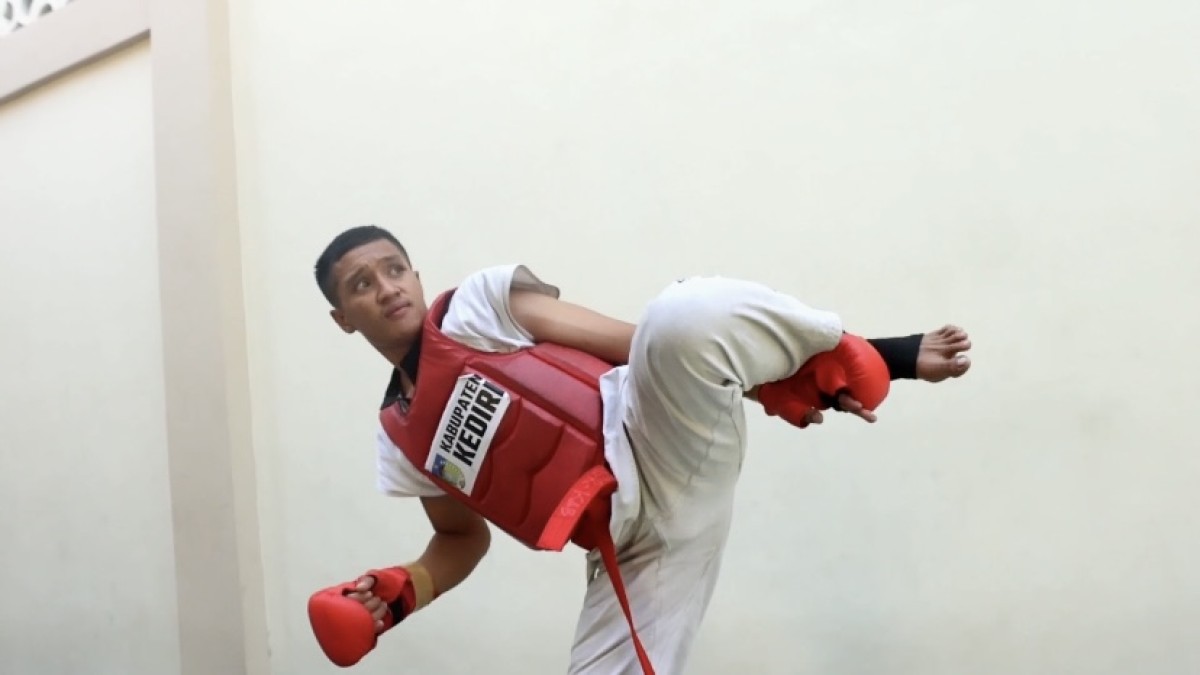 Salah satu atlet Kabupaten Kediri. (Foto: KONI Kabupaten Kediri/jatimnow.com)