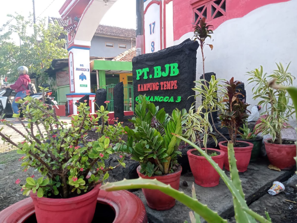 Keindahan lingkungan Kelurahan Sumbertaman, Kecamatan Wonoasih Kota Probolinggo. (Fofo: Mahfud Hidayatullah/jatimnow.com)